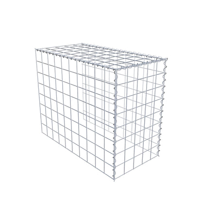 Grown-on gabion type 4 100 cm x 80 cm x 50 cm (L x H x D), mesh size 10 cm x 10 cm, spiral