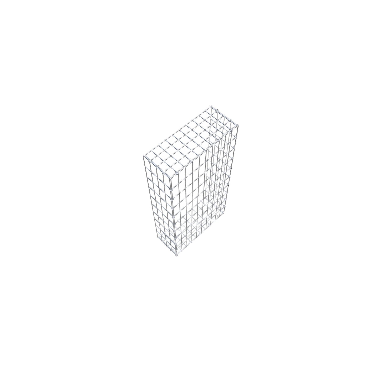 Opzetpaal type 2 100 cm x 20 cm x 50 cm, maaswijdte 5 cm x 10 cm, C-ring