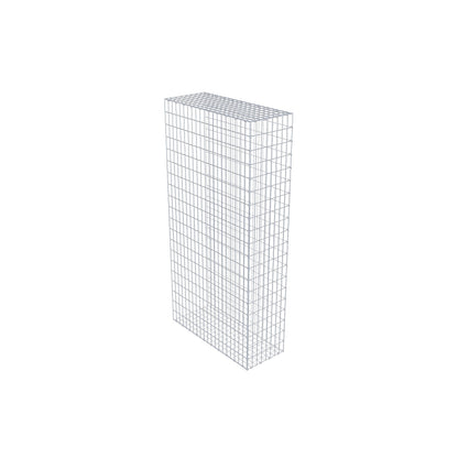 Opzetpaal type 2 200 cm x 100 cm x 40 cm, maaswijdte 5 cm x 10 cm, C-ring