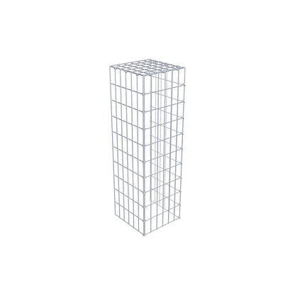 Gabião Tipo 4 100 cm x 30 cm x 30 cm (C x A x P), malhagem 5 cm x 10 cm, anel C