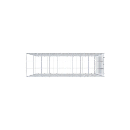 Fourche rapportée type 2 100 cm x 100 cm x 30 cm (L x H x P), mailles 10 cm x 10 cm, anneau C