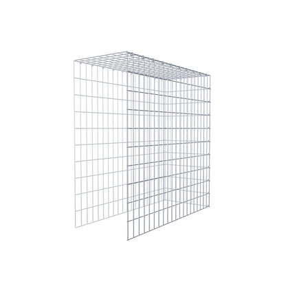 Gabião Tipo 4 100 cm x 100 cm x 40 cm (C x A x P), malhagem 5 cm x 10 cm, anel C