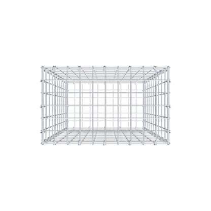 Gabion 100 cm x 50 cm x 30 cm (L x H x D), mesh size 5 cm x 10 cm, C-ring
