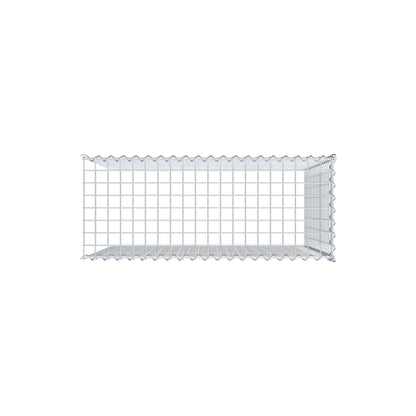 Extra gabion typ 4 100 cm x 90 cm x 40 cm (L x H x D), maskstorlek 5 cm x 5 cm, spiral