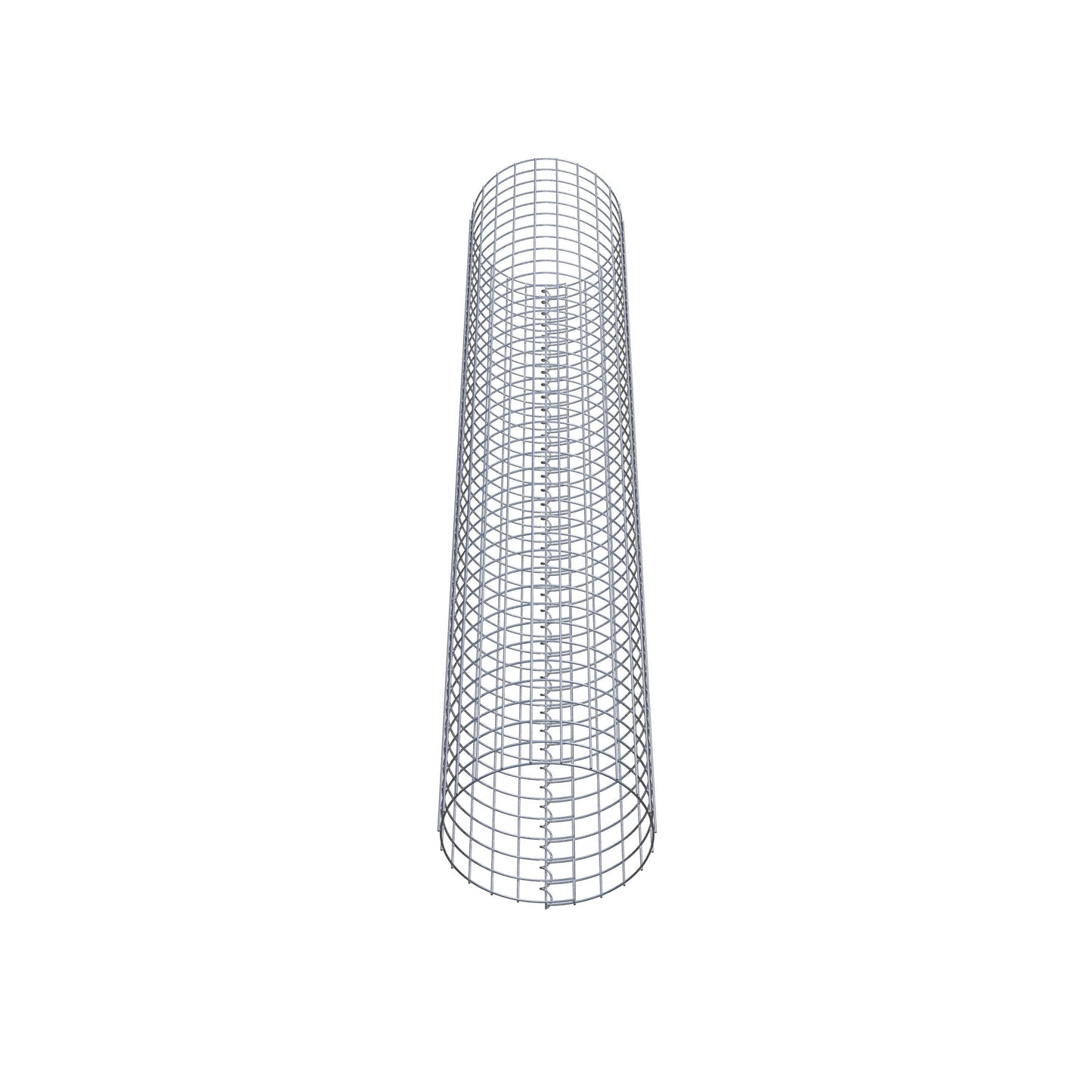 Colonna gabbionata rotonda 37 cm di diametro, 200 cm di altezza, maglia 5 cm x 5 cm