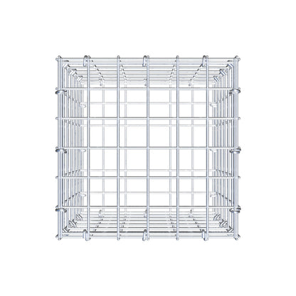 Gabion 30 cm x 30 cm x 30 cm (L x H x D), mesh size 5 cm x 5 cm, C-ring
