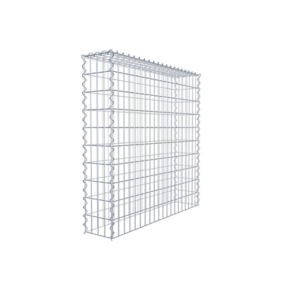 Anbaugabione Typ 3 100 cm x 100 cm x 20 cm (L x H x T), Maschenweite 5 cm x 10 cm, Spirale