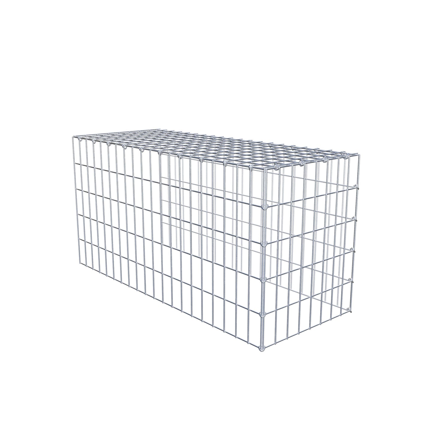 Anbaugabione Typ 4 100 cm x 50 cm x 40 cm (L x H x T), Maschenweite 5 cm x 10 cm, C-Ring