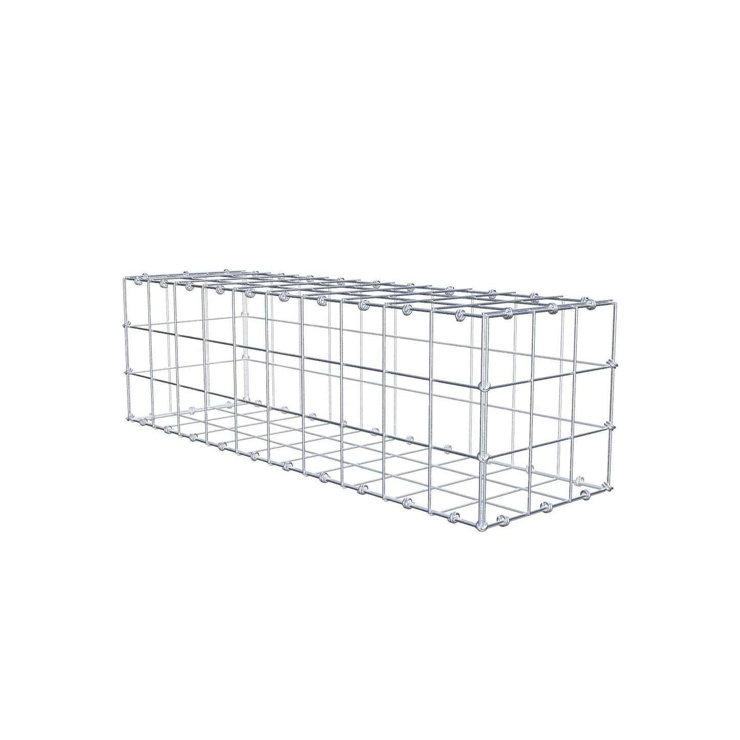 Gabion 100 cm x 30 cm x 30 cm (L x H x D), mesh size 10 x 10 cm, spiral ring