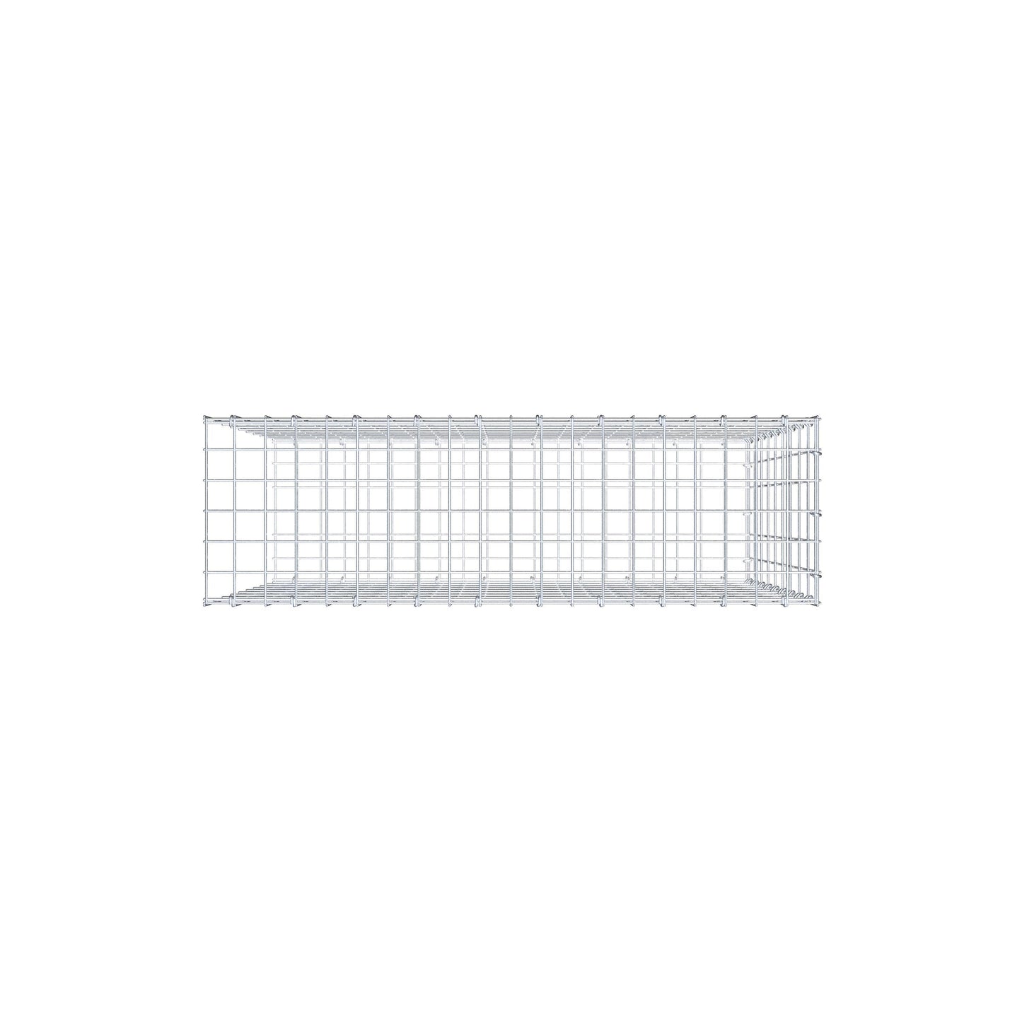 Pila adicional tipo 2 100 cm x 90 cm x 30 cm, malla 5 cm x 10 cm, anillo en C