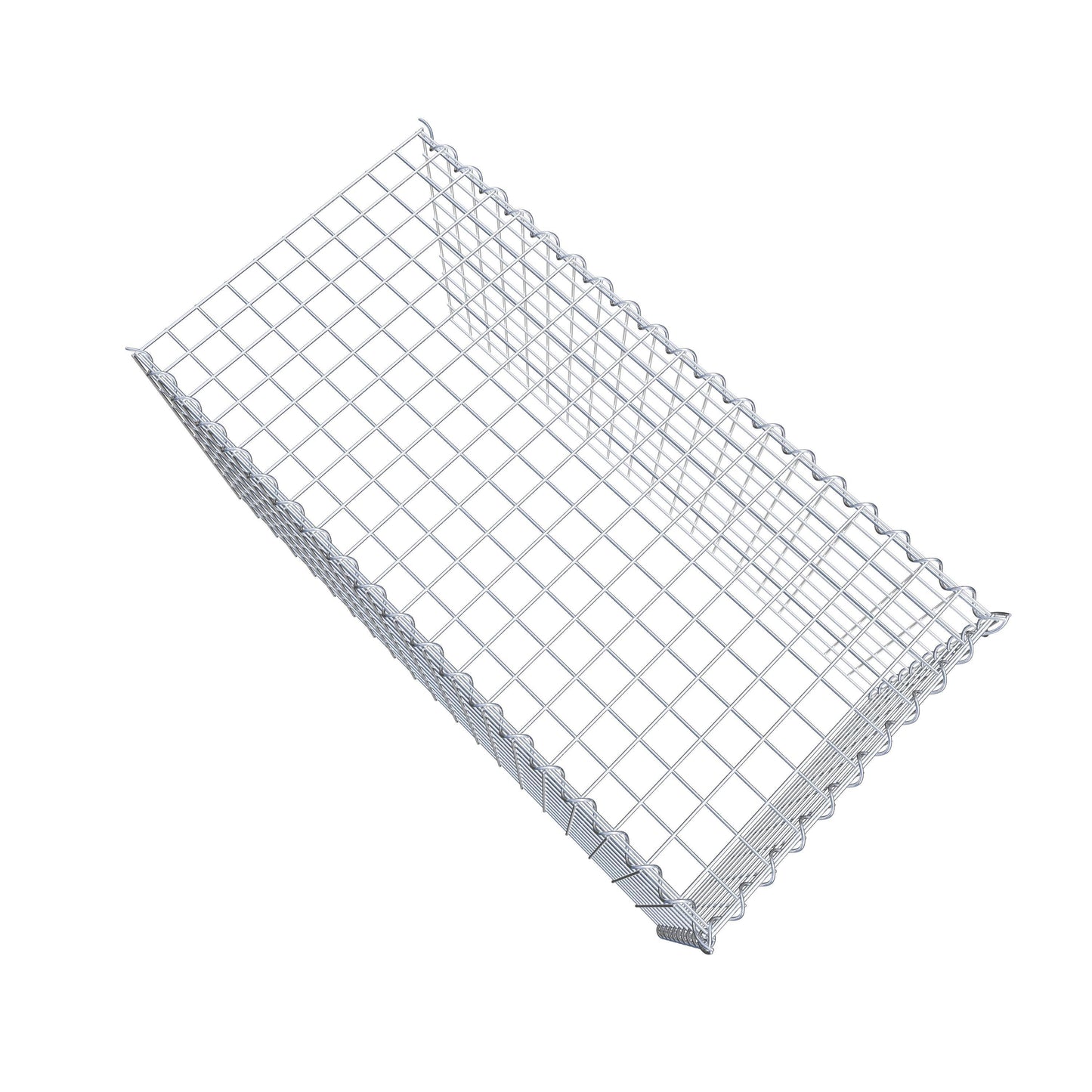 Add-on schanskorf type 4 100 cm x 50 cm x 50 cm (L x H x D), maaswijdte 5 cm x 5 cm, spiraalvormig
