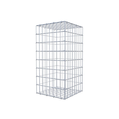 Gabion 80 cm x 40 cm x 40 cm (L x H x D), mesh size 5 cm x 10 cm, C-ring