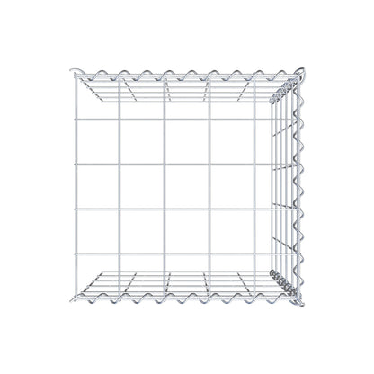 Gavión adulto tipo 4 50 cm x 50 cm x 50 cm (largo x alto x profundidad), tamaño de malla 10 cm x 10 cm, espiral