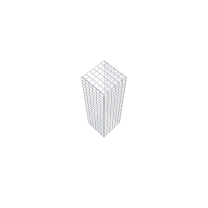 Fourche rapportée type 2 100 cm x 30 cm x 30 cm (L x H x P), mailles 5 cm x 5 cm, anneau C