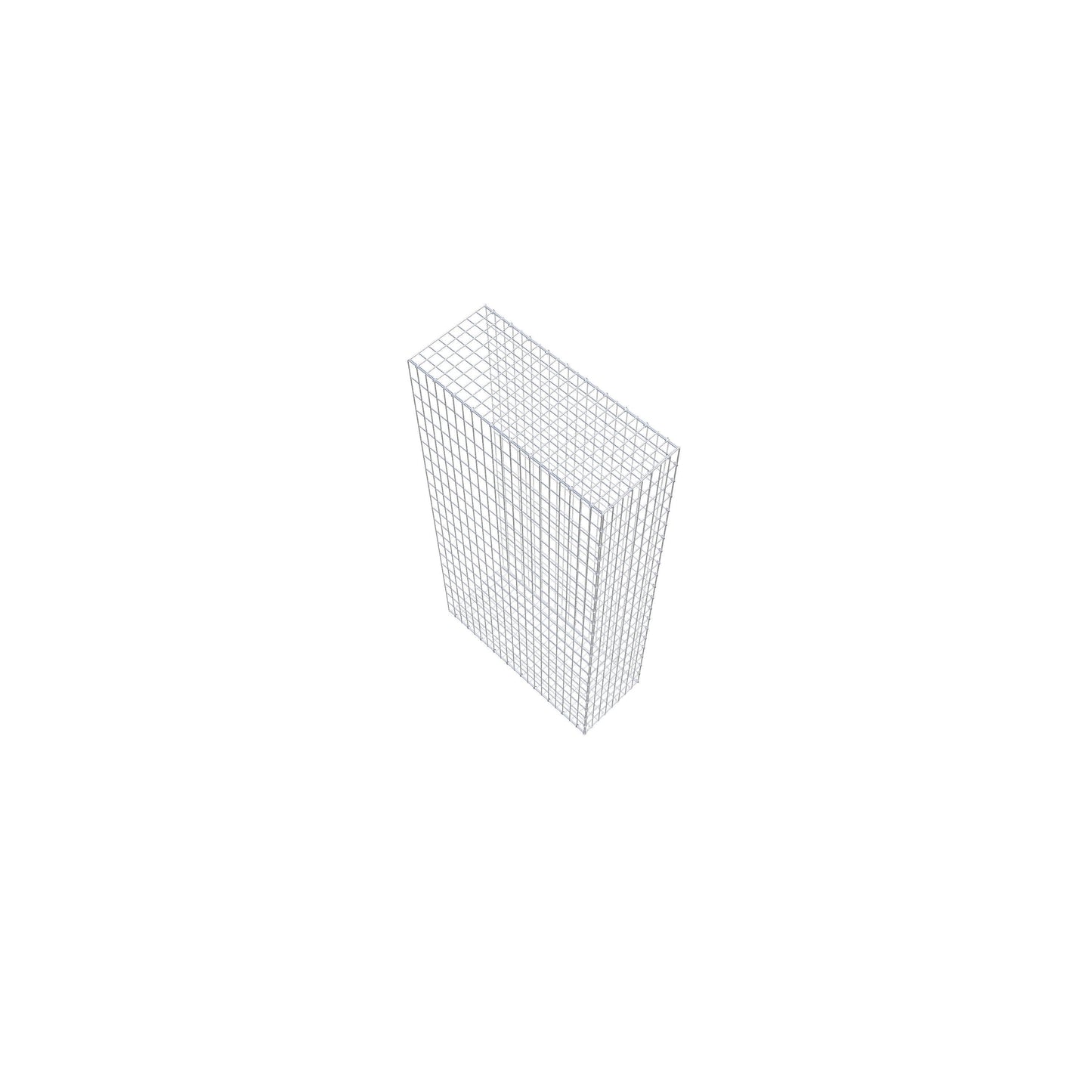 Opzetpaal type 2 200 cm x 100 cm x 40 cm, maaswijdte 5 cm x 10 cm, C-ring