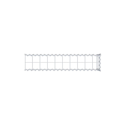Grown-on gabion type 4 100 cm x 30 cm x 20 cm (L x H x D), mesh size 10 cm x 10 cm, spiral