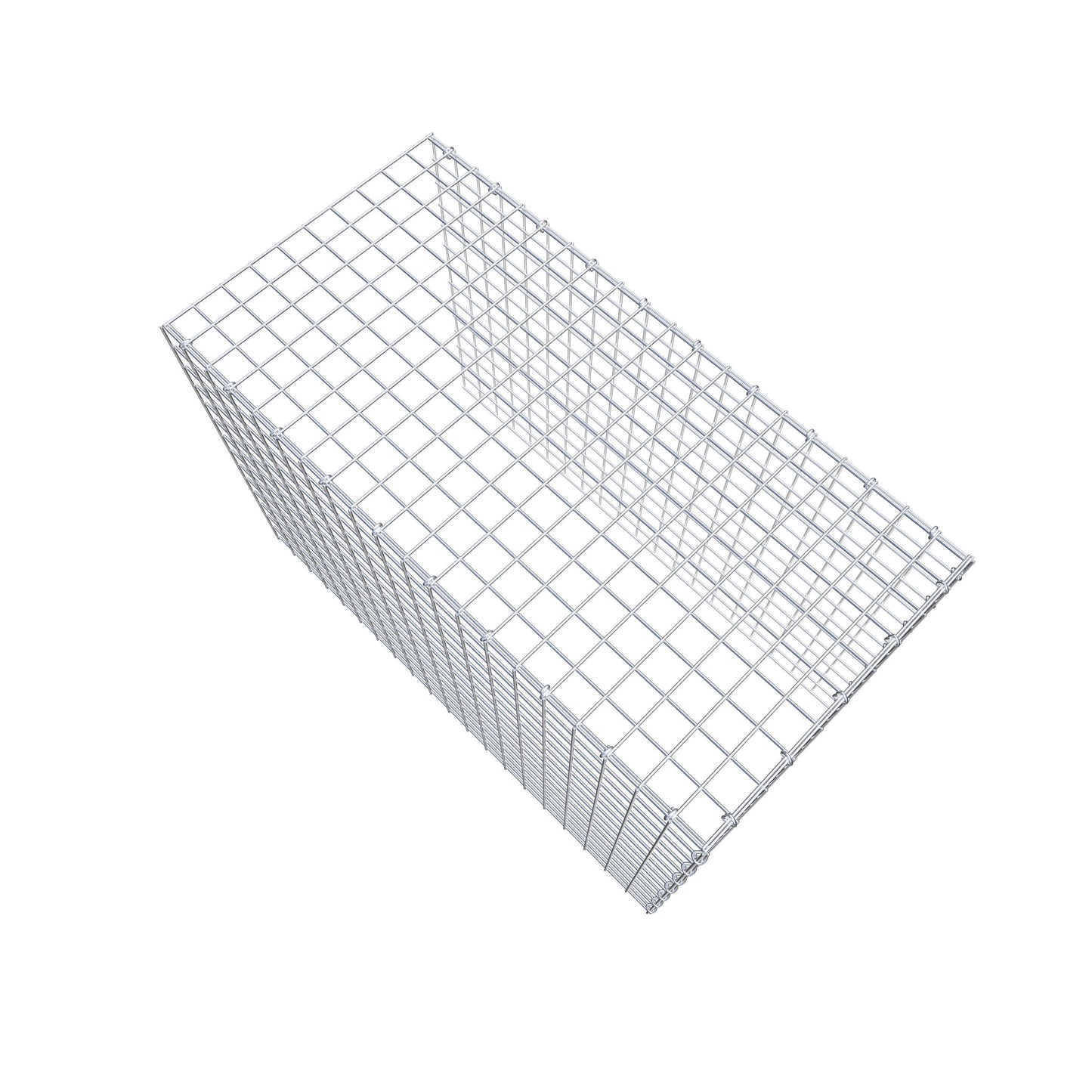 Opzetpaal type 4 100 cm x 70 cm x 50 cm (L x H x D), maaswijdte 5 cm x 5 cm, C-ring