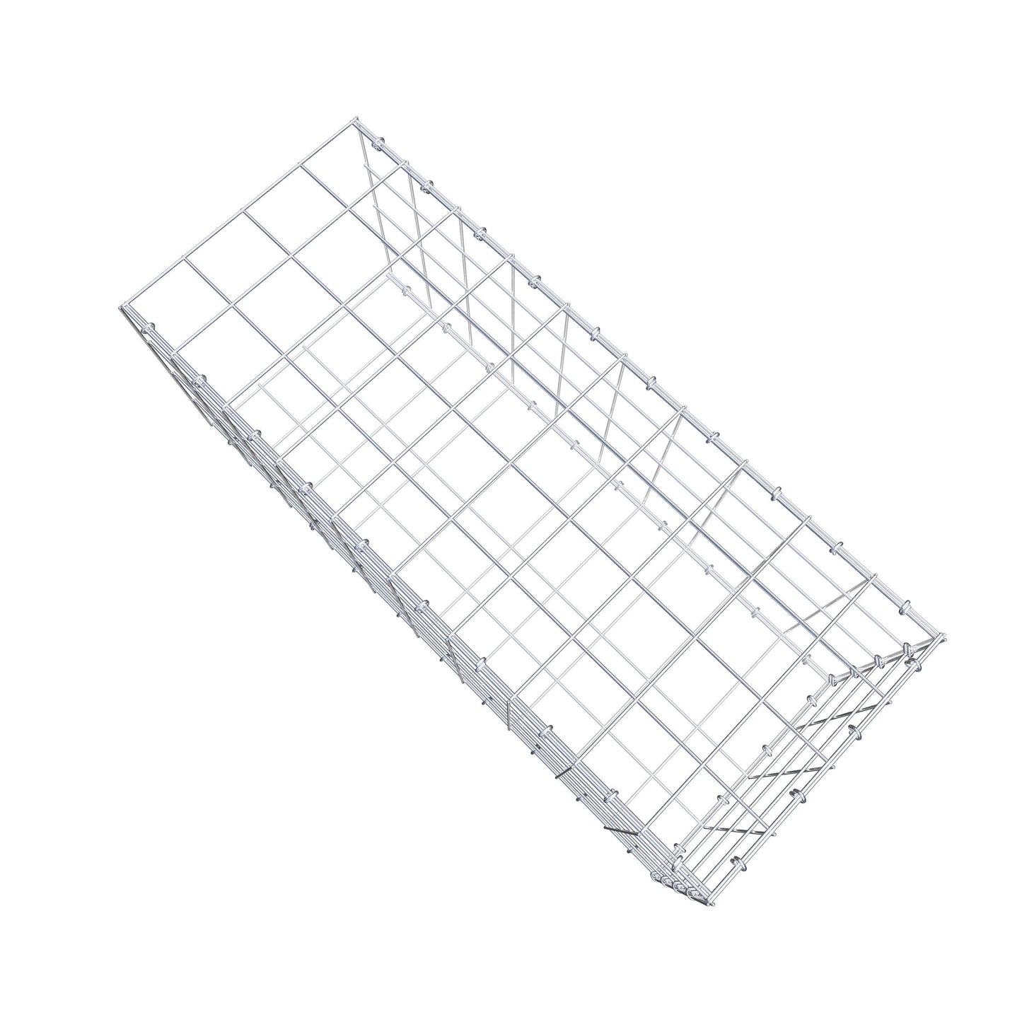 Gabião tipo 2 100 cm x 40 cm x 40 cm (C x A x P), malhagem 10 cm x 10 cm, anel C