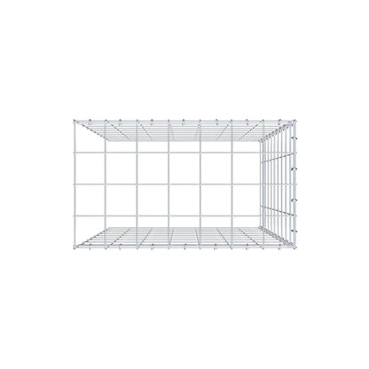 Fourche rapportée type 4 100 cm x 70 cm x 40 cm (L x H x P), mailles 10 cm x 10 cm, anneau C