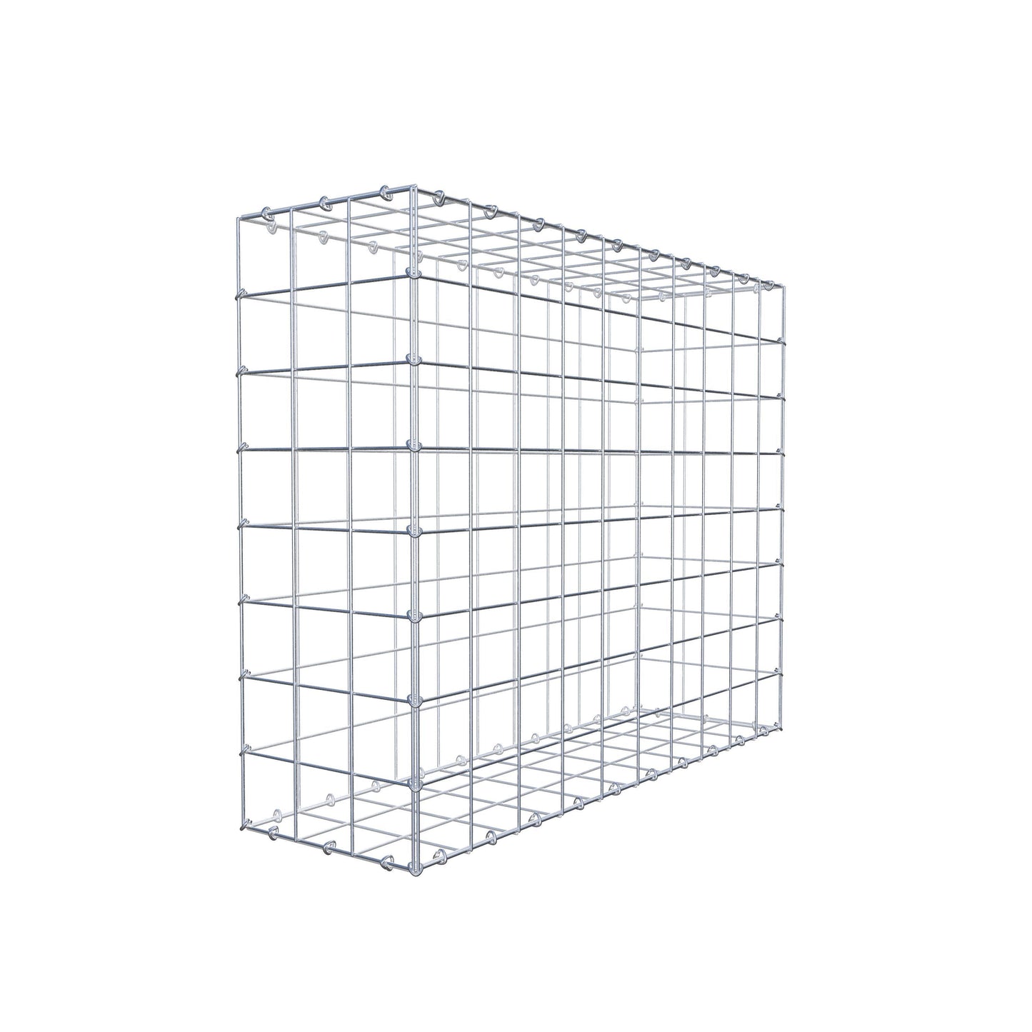 Schanskorf 100 cm x 80 cm x 30 cm (L x H x D), maaswijdte 10 cm x 10 cm, C-ring