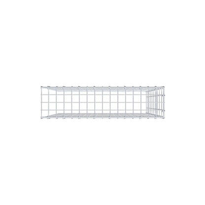 Gavión complementario de tipo 4 100 cm x 80 cm x 20 cm (L x A x P), malla 5 cm x 10 cm, anillo en C
