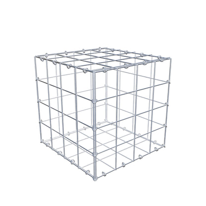 Gabion 40 cm x 40 cm x 40 cm (L x H x D), mesh size 10 cm x 10 cm, C-ring