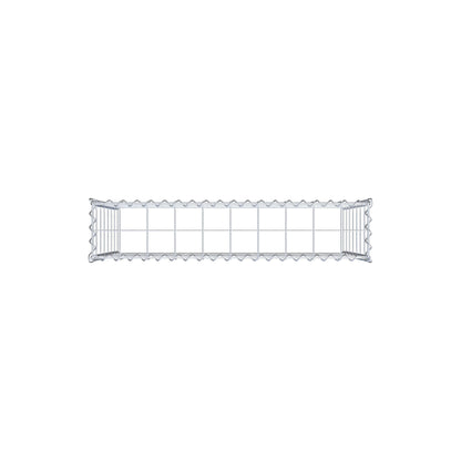 Opvokset gabion type 3 100 cm x 70 cm x 20 cm (L x H x D), maskestørrelse 10 cm x 10 cm, spiral