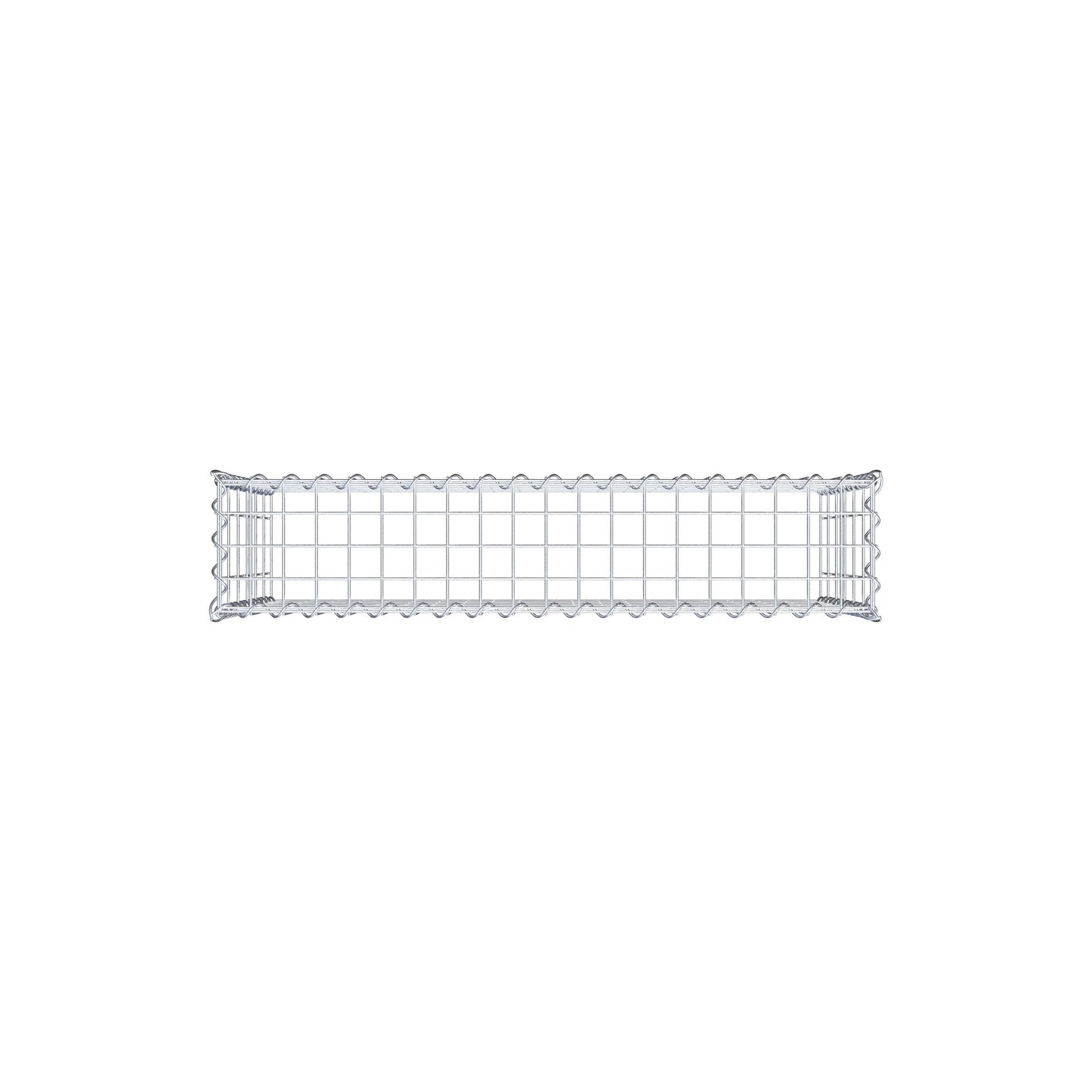 Gabbione aggiuntivo tipo 3 100 cm x 60 cm x 20 cm (L x H x P), dimensione maglia 5 cm x 10 cm, a spirale