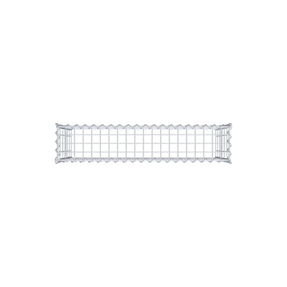 Gabbione aggiuntivo tipo 3 100 cm x 60 cm x 20 cm (L x H x P), dimensione maglia 5 cm x 10 cm, a spirale