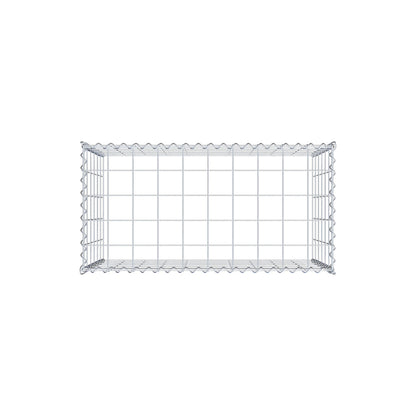 Gabbione aggiuntivo tipo 3 100 cm x 60 cm x 50 cm (L x H x P), maglia 10 cm x 10 cm, spirale