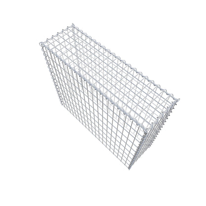 Grown-on gabion type 3 100 cm x 90 cm x 30 cm (L x H x D), mesh size 5 cm x 10 cm, spiral
