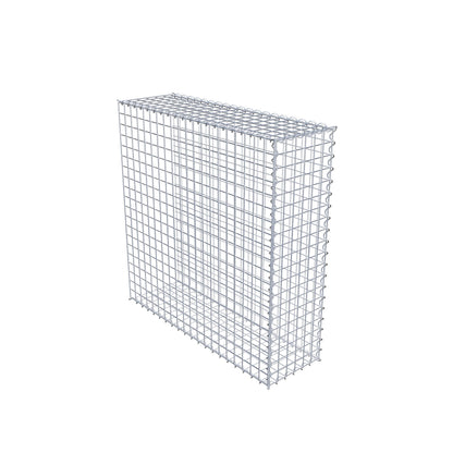 Gabião tipo 2 100 cm x 100 cm x 30 cm (C x A x P), malhagem 5 cm x 5 cm, espiral