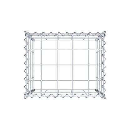Grown-on gabion type 3 50 cm x 40 cm x 40 cm (L x H x D), mesh size 10 cm x 10 cm, spiral