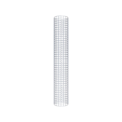 Gabionpelare rund 32 cm diameter, 200 cm höjd, maskstorlek 5 cm x 5 cm