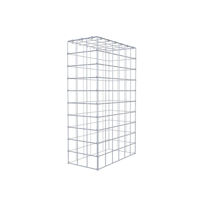 Gabbione aggiuntivo di tipo 3 100 cm x 60 cm x 30 cm (L x A x P), maglia 10 cm x 10 cm, anello a C