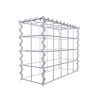 Gabion rapporté type 3 50 cm x 40 cm x 20 cm (L x H x P), mailles 10 cm x 10 cm, spirale