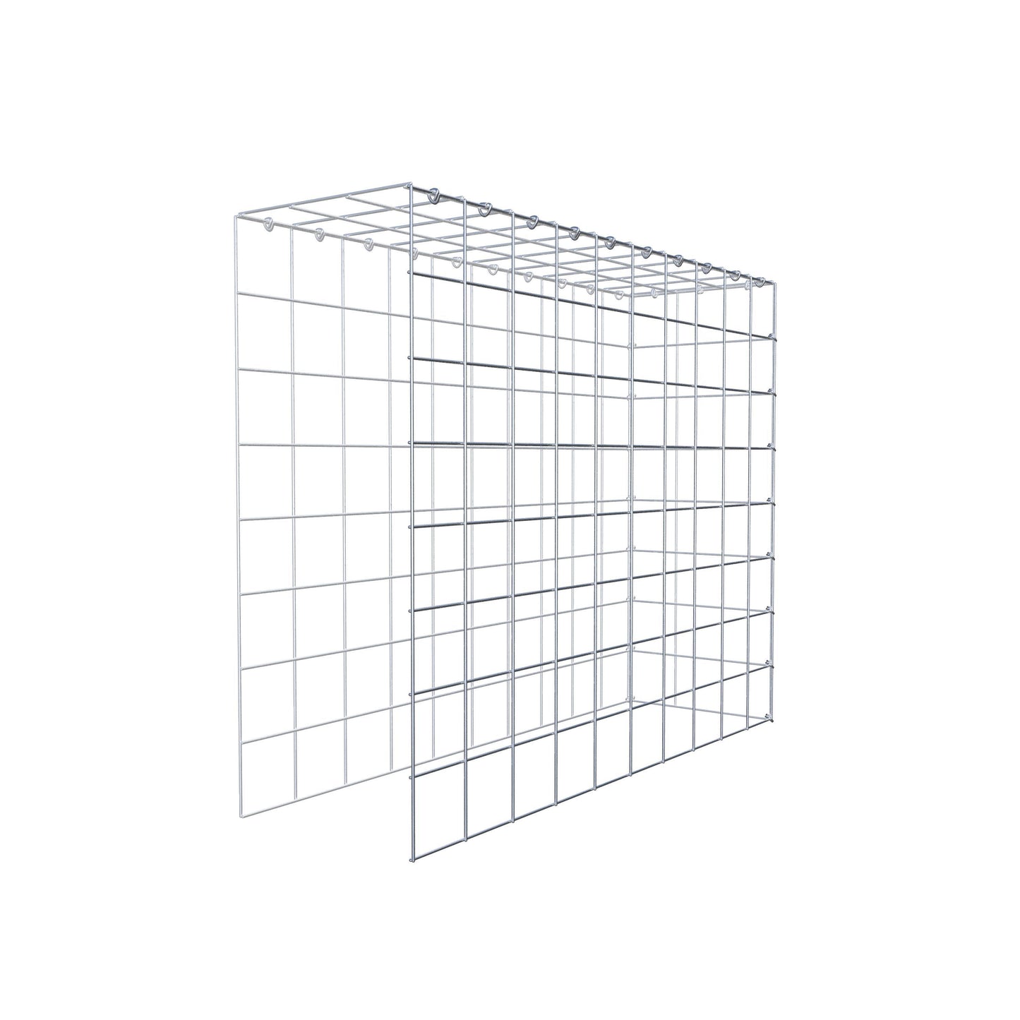 Extra gabion typ 4 100 cm x 80 cm x 30 cm (L x H x D), maskstorlek 10 cm x 10 cm, C-ring