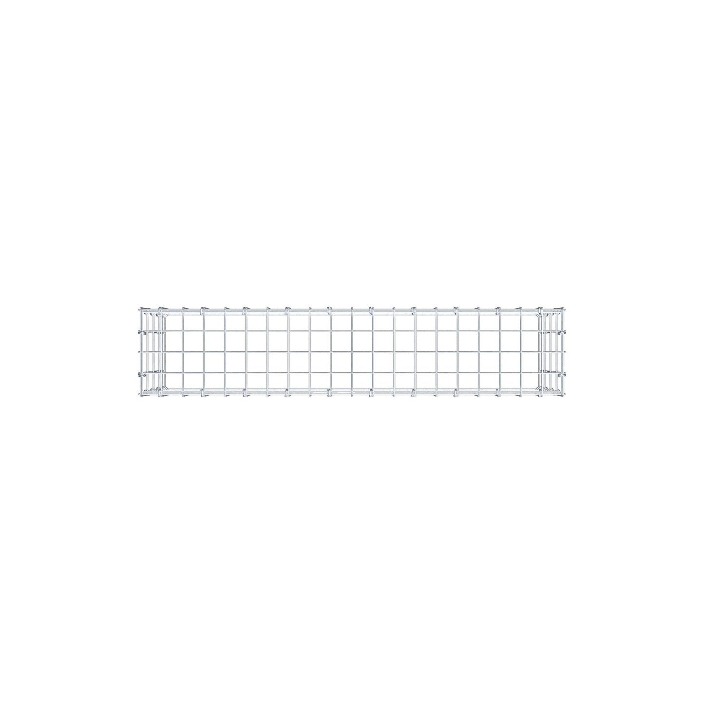 Gabião Tipo 3 100 cm x 40 cm x 20 cm (C x A x P), malhagem 5 cm x 10 cm, anel C