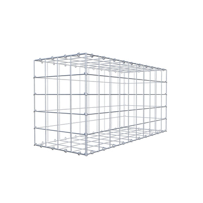Gabião 100 cm x 50 cm x 40 cm (C x A x P), malhagem 10 cm x 10 cm, anel C