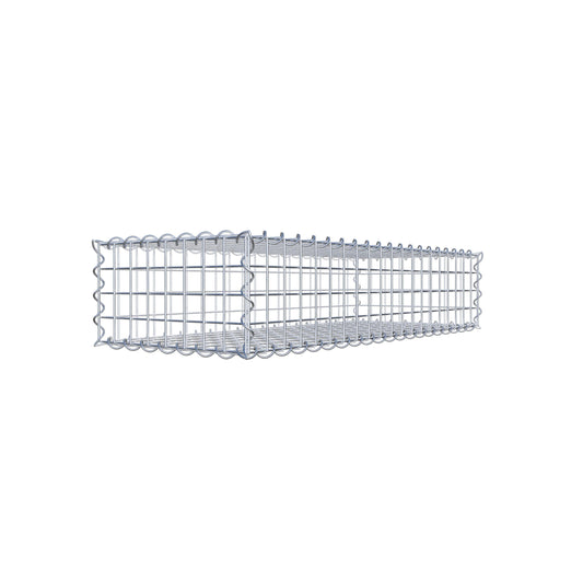 Gabion 100 cm x 20 cm x 40 cm (L x H x P), mailles 5 cm x 5 cm, spirale