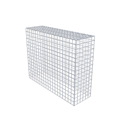 Gavión complementario de tipo 3 100 cm x 80 cm x 30 cm (largo x alto x fondo), malla 5 cm x 5 cm, anillo en C