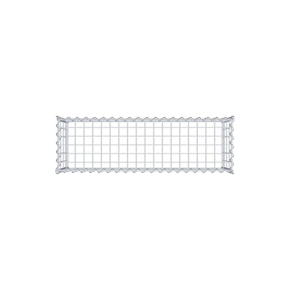 Extra gabion typ 3 100 cm x 40 cm x 30 cm (L x H x D), maskstorlek 5 cm x 10 cm, spiral