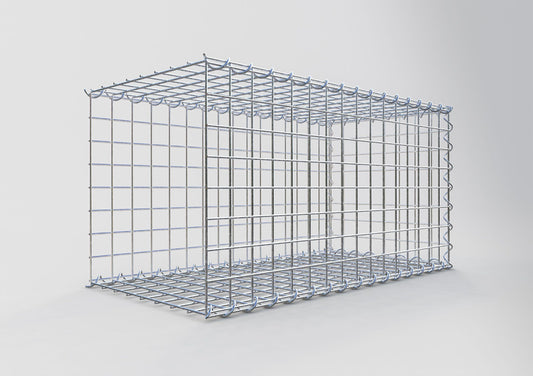 Grown-on gabion type 2 80 cm x 40 cm x 40 cm (L x H x D), mesh size 5 cm x 5 cm, spiral