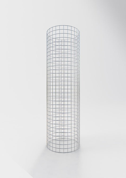 Gabionpelare rund 42 cm diameter, 160 cm höjd, maskstorlek 5 cm x 5 cm
