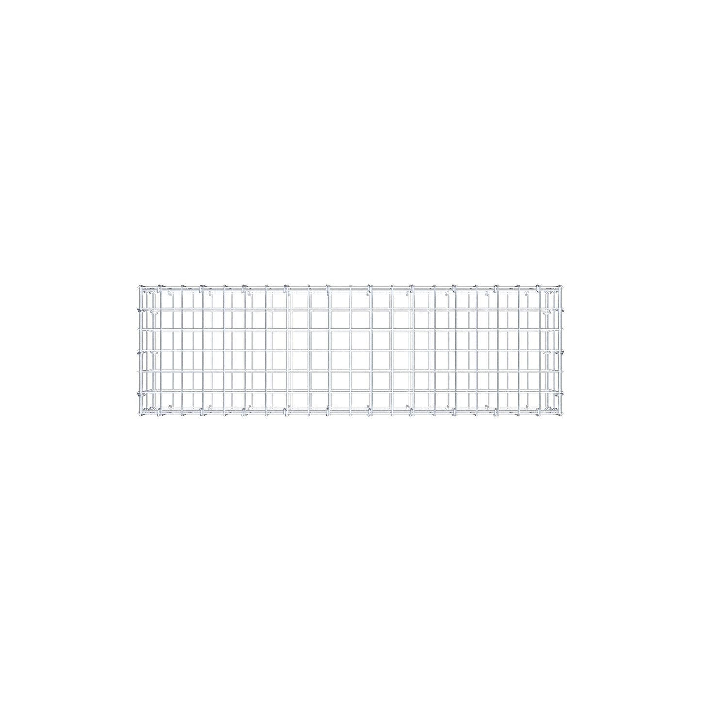 Gabion 100 cm x 20 cm x 30 cm (L x H x P), mailles 5 cm x 10 cm, anneau en C