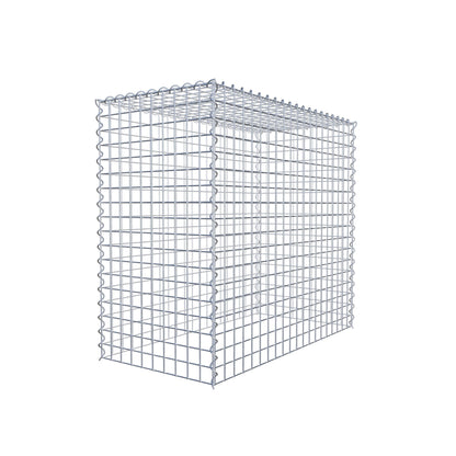 Grown-on gabion type 3 100 cm x 90 cm x 50 cm (L x H x D), mesh size 5 cm x 5 cm, spiral