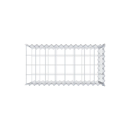 Opvokset gabion type 2 80 cm x 40 cm x 40 cm (L x H x D), maskestørrelse 10 cm x 10 cm, spiral