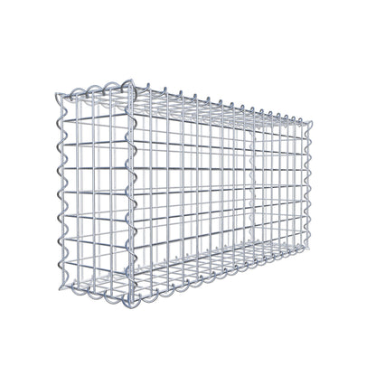 Gabion 80 cm x 40 cm x 20 cm (L x H x D), mesh size 5 cm x 5 cm, spiral