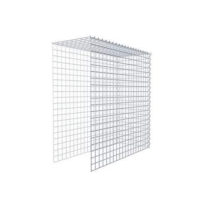 Grown-on gabion type 4 100 cm x 100 cm x 40 cm (L x H x D), mesh size 5 cm x 5 cm, spiral