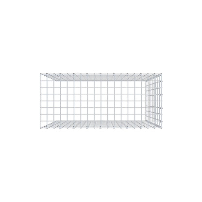 Gabião Tipo 4 100 cm x 90 cm x 40 cm (C x A x P), malhagem 5 cm x 10 cm, anel C